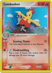 Combusken 31/100 - Reverse Holo-Kantocards