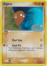 Diglett 50/100 - Reverse Holo-Kantocards