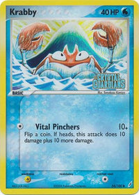 Krabby 54/100 - Reverse Holo-Kantocards
