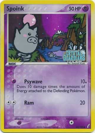 Spoink 62/100 - Reverse Holo