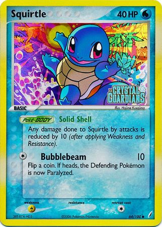 Squirtle 64/100 - Reverse Holo