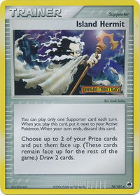 Island Hermit 76/101 - Reverse Holo-Kantocards