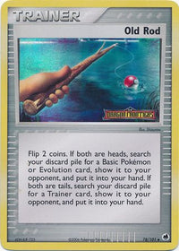 Old Rod 78/101 - Reverse Holo-Kantocards