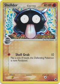 Shellder (delta species) 63/101 - Reverse Holo-Kantocards