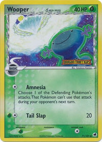 Wooper (delta species) 71/101 - Reverse Holo-Kantocards