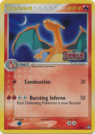 Charizard 6/108 - Reverse Holo-Kantocards