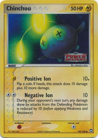 Chinchou 49/108 - Reverse Holo