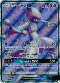 Mewtwo GX 72/73 - Full Art-Kantocards