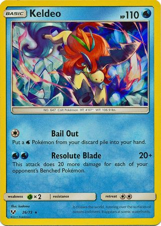 Keldeo 26/73 - Holo