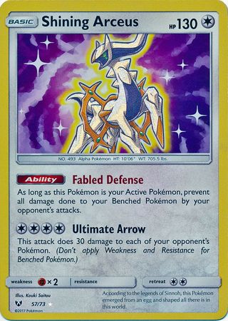 Shining Arceus 57/73 - Holo