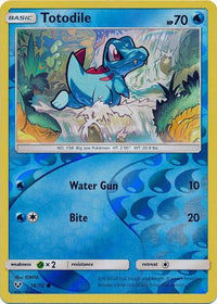 Totodile 18/73 - Reverse Holo-Kantocards