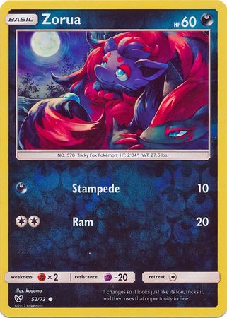 Zorua 52/73 - Reverse Holo