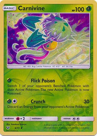 Carnivine 6/73 - Reverse Holo-Kantocards