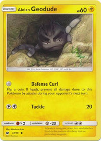 Alolan Geodude 32/111-Kantocards