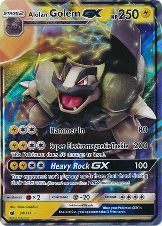 Alolan Golem GX 34/111
