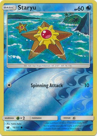 Staryu 15/111 - Reverse Holo