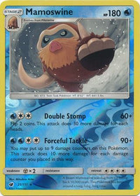 Mamoswine 21/111 - Reverse Holo-Kantocards