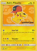 Ash's Pikachu SM110-Kantocards