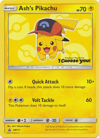 Ash's Pikachu SM111