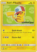 Ash's Pikachu SM112-Kantocards