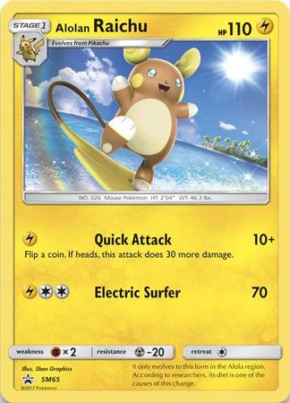Alolan Raichu SM65-Kantocards