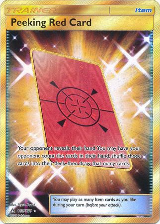 Peeking Red Card 169/156