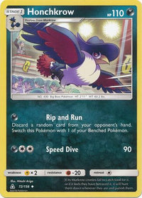 Honchkrow 72/156-Kantocards