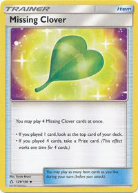 Missing Clover 129/156-Kantocards