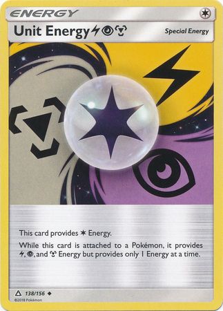 Unit Energy LightningPsychicMetal 138/156