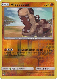 Hippopotas 68/156 - Reverse Holo-Kantocards