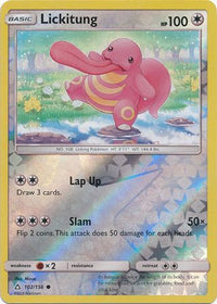 Lickitung 102/156 - Reverse Holo-Kantocards