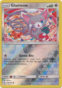 Glameow 108/156 - Reverse Holo-Kantocards