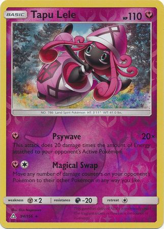 Tapu Lele 94/156 - Reverse Holo