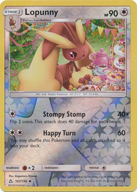 Lopunny 107/156 - Reverse Holo-Kantocards