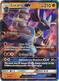 Lucario GX SM100-Kantocards