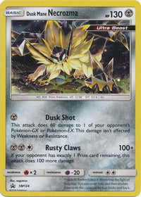 Dusk Mane Necrozma SM124 - Holo-Kantocards