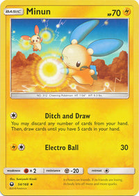 Minun 54/168-Kantocards