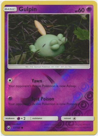 Gulpin 57/168 - Reverse Holo