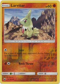Larvitar 74/168 - Reverse Holo-Kantocards