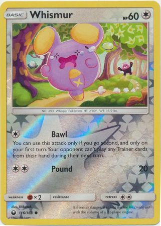 Whismur 116/168 - Reverse Holo