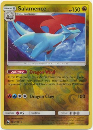Salamence 106/168 - Reverse Holo