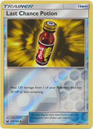 Last Chance Potion 135/168 - Reverse Holo