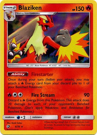 Blaziken 6/70