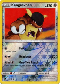 Kangaskhan 55/70 - Reverse Holo-Kantocards