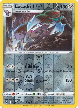 Excadrill 122/185 - Reverse Holo
