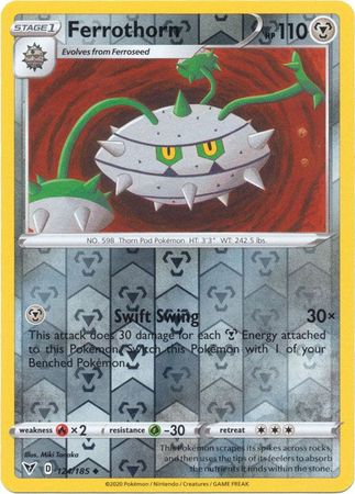 Ferrothorn 124/185 - Holo Reverse