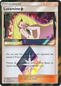Lusamine Prism Star 182/214-Kantocards