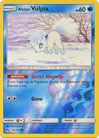Alolan Vulpix 53/214 - Reverse Holo-Kantocards