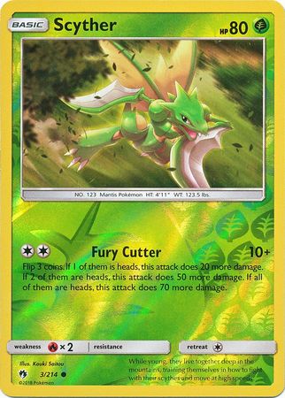 Scyther 3/214 - Reverse Holo