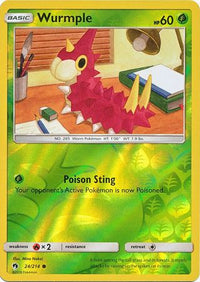 Wurmple 24/214 - Reverse Holo-Kantocards